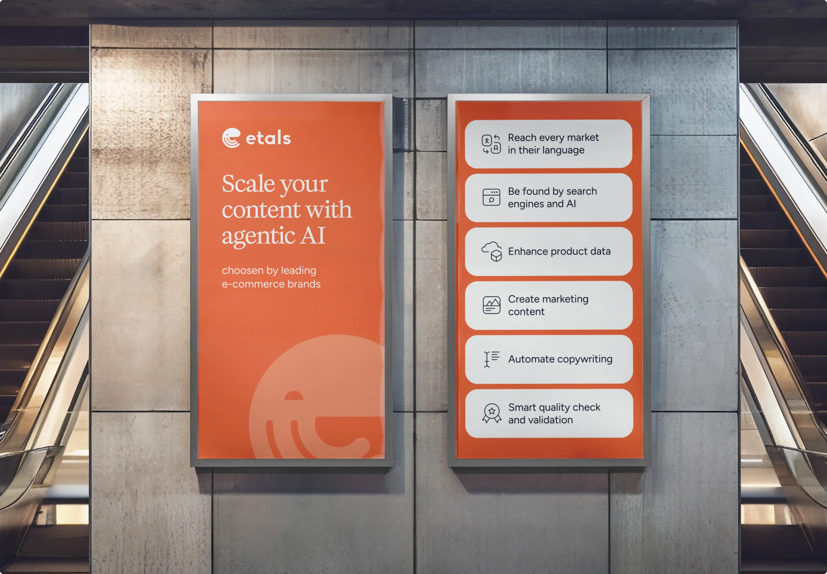 ETALS advertising design - Final design