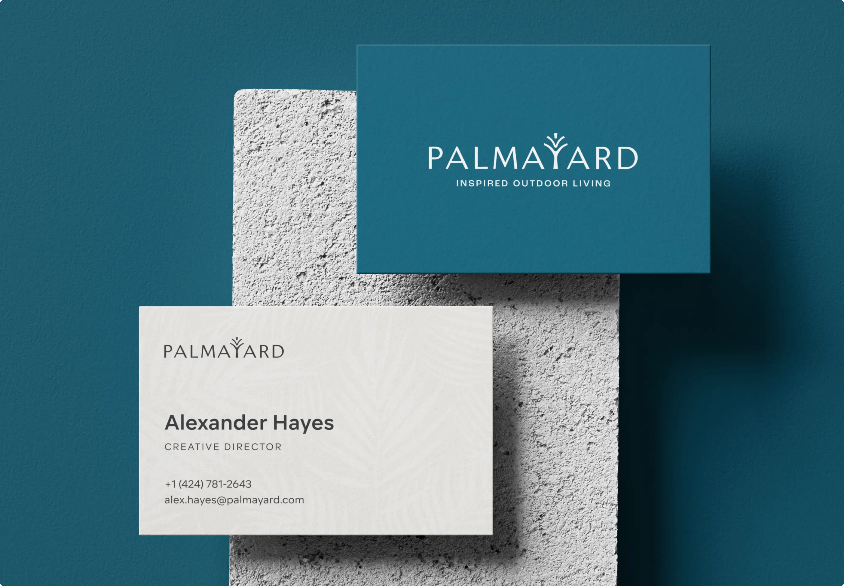 PALMAYARD branding - screen design
