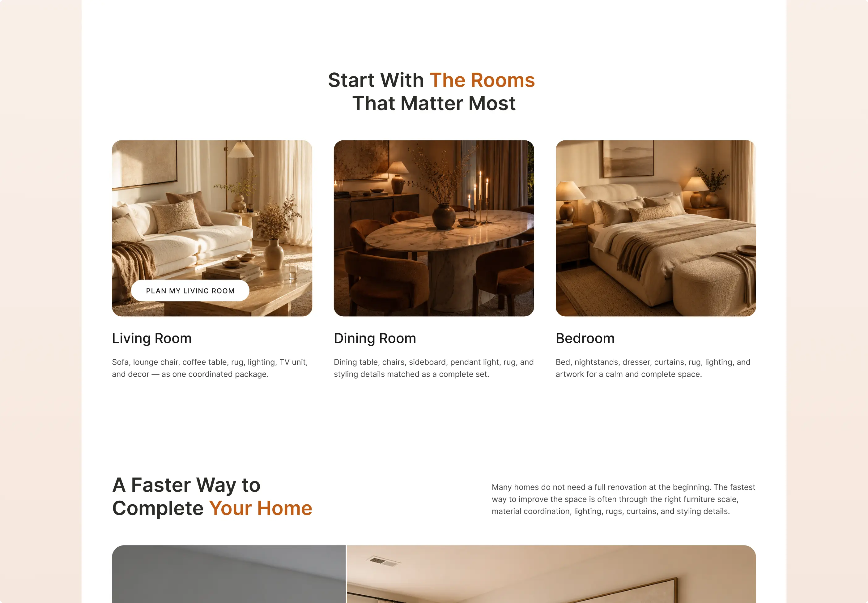 IZZA LIVING advertising design - visual design