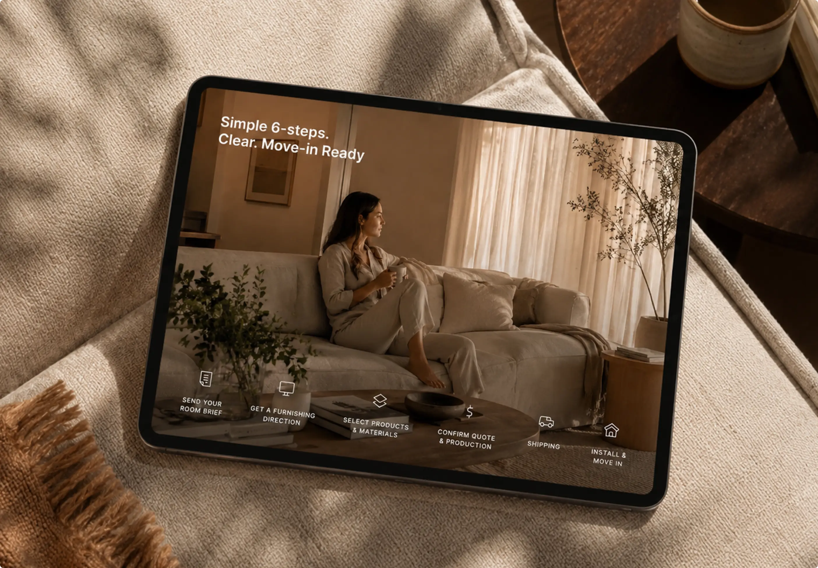 IZZA LIVING advertising design - design details