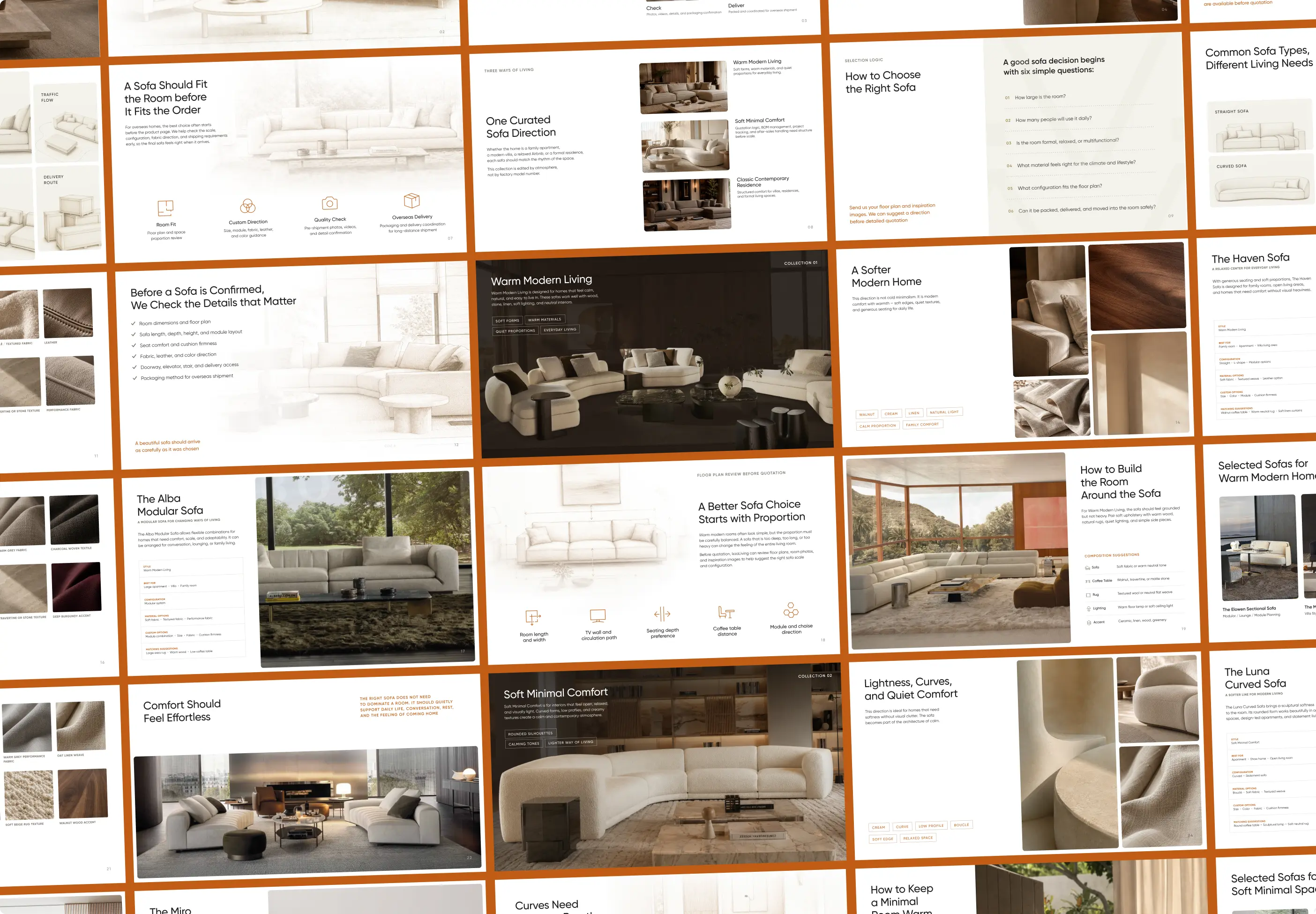 IZZA LIVING advertising design - design system