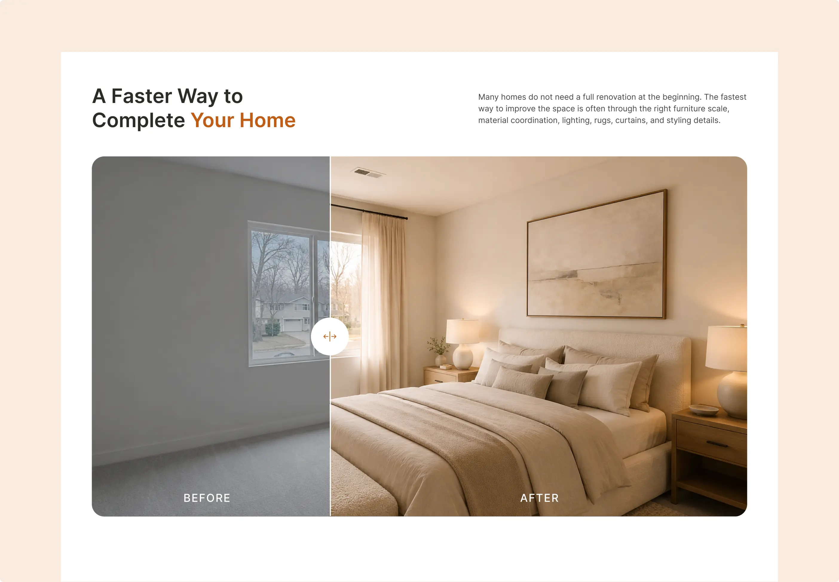 IZZA LIVING advertising design - interface design