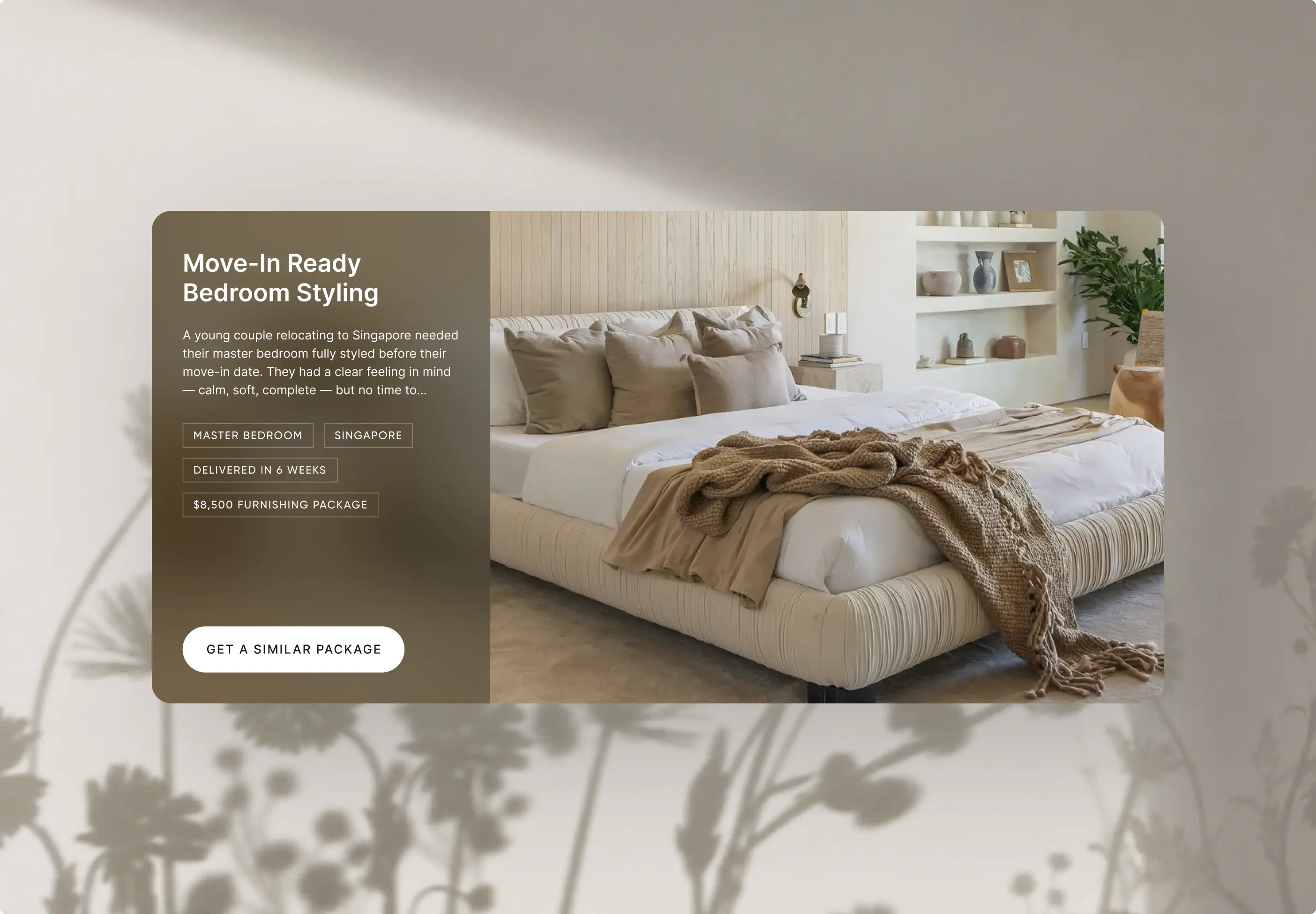 IZZA LIVING advertising design - visual design