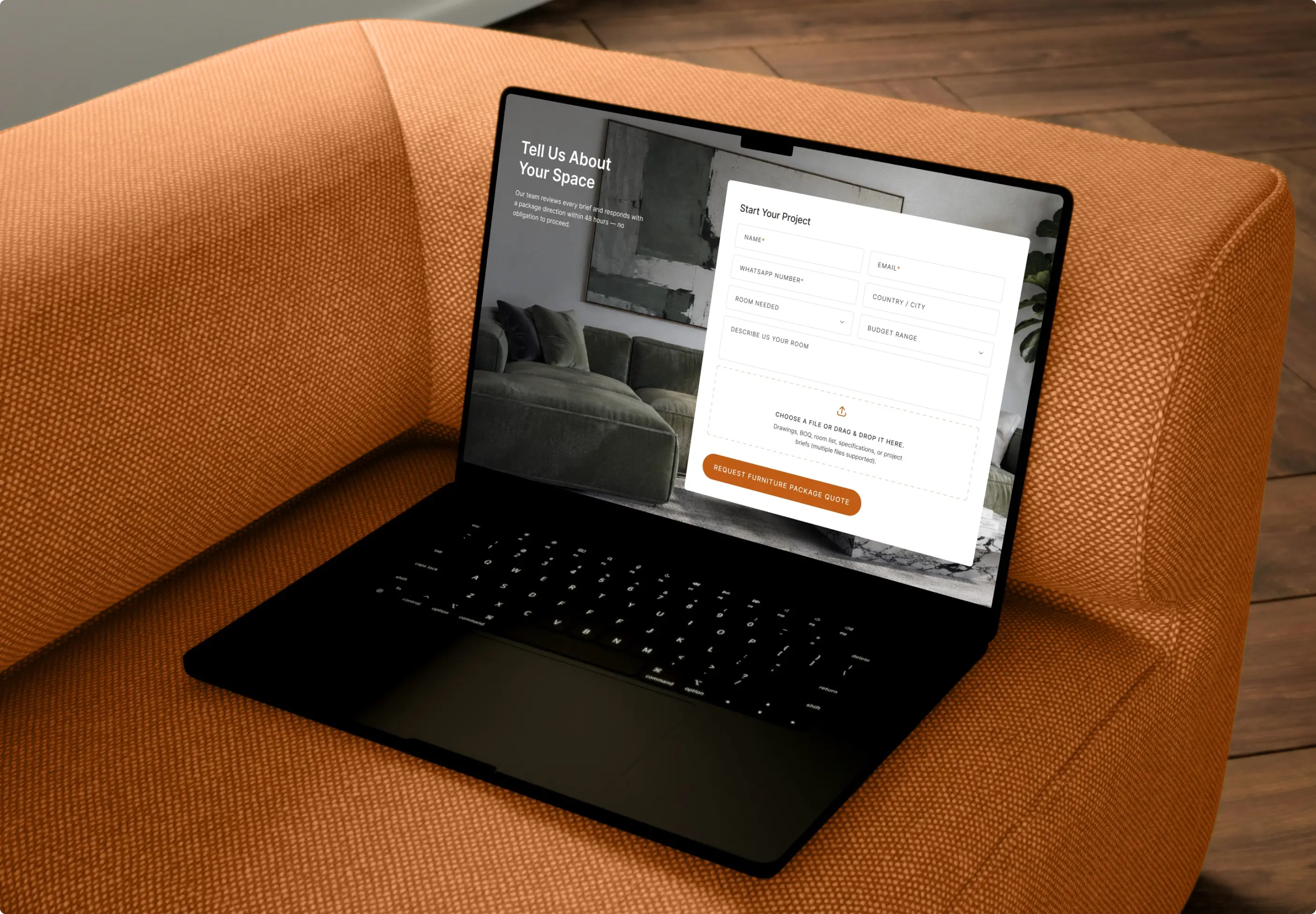 IZZA LIVING advertising design - design details