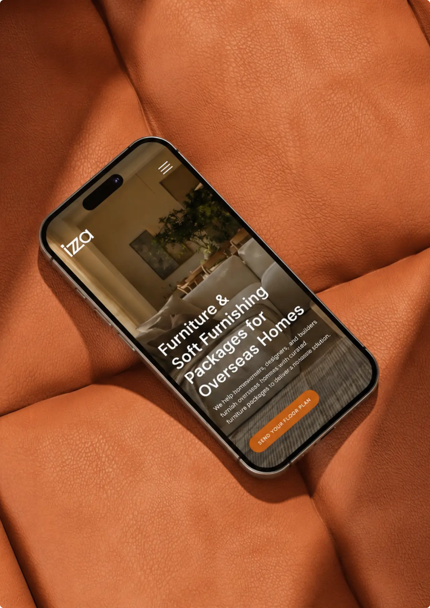 IZZA LIVING advertising design - user experience
